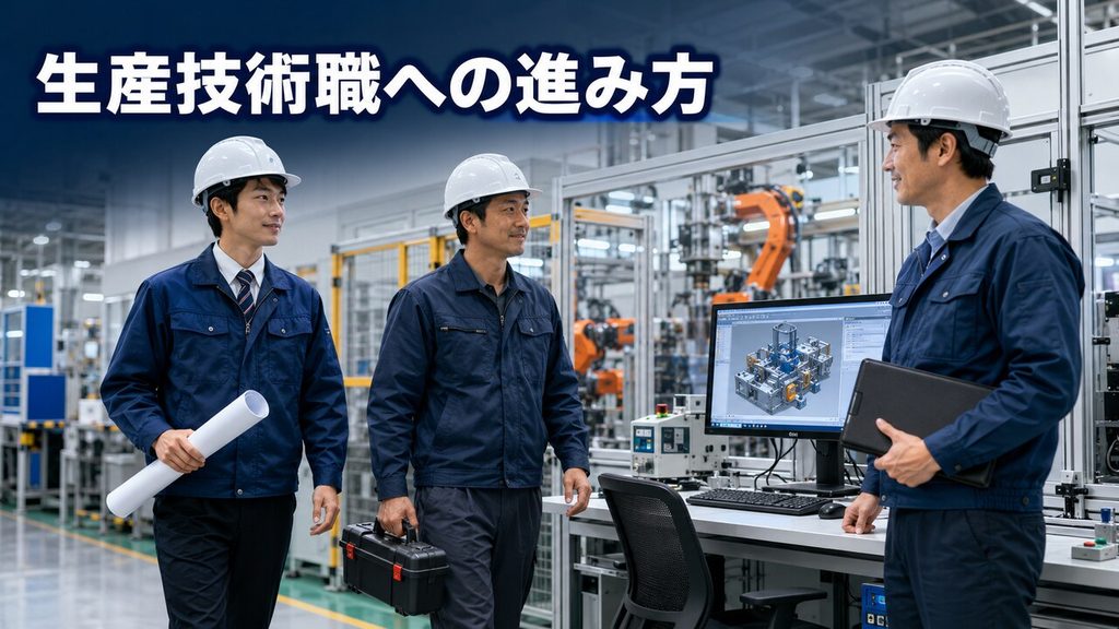 生産技術職へ進む3つの方法