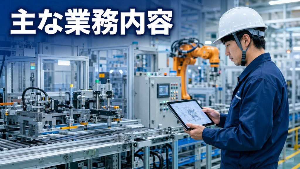 生産技術職の主な業務内容